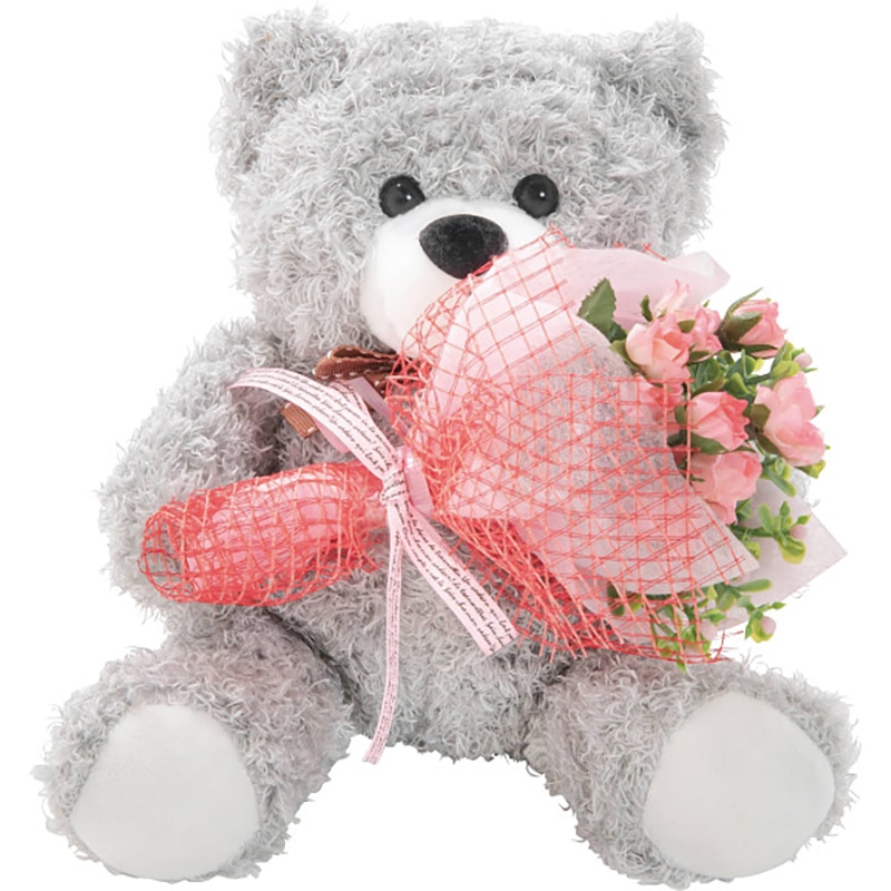 フラワーベア くまのきもち ブーケ /プレゼント ギフト プリザーブドフラワー 花・観葉植物 ガーデニング・農業 お歳暮 お年賀 クリスマス ギフト