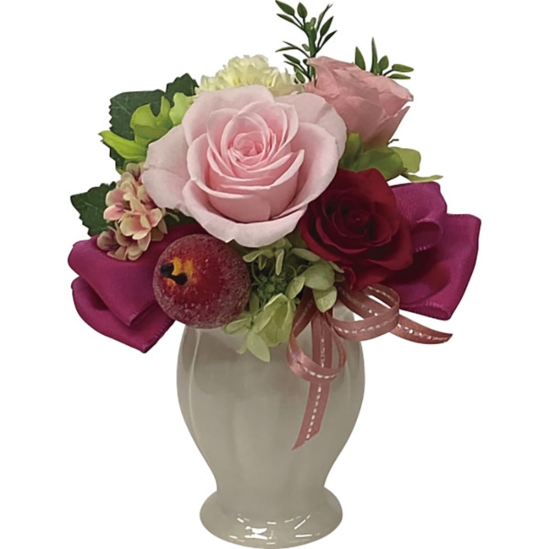 フェリス(プリザーブドフラワー) ピンク /プレゼント ギフト プリザーブドフラワー 花・観葉植物 ガーデニング・農業 お歳暮 お年賀 クリスマス ギフト