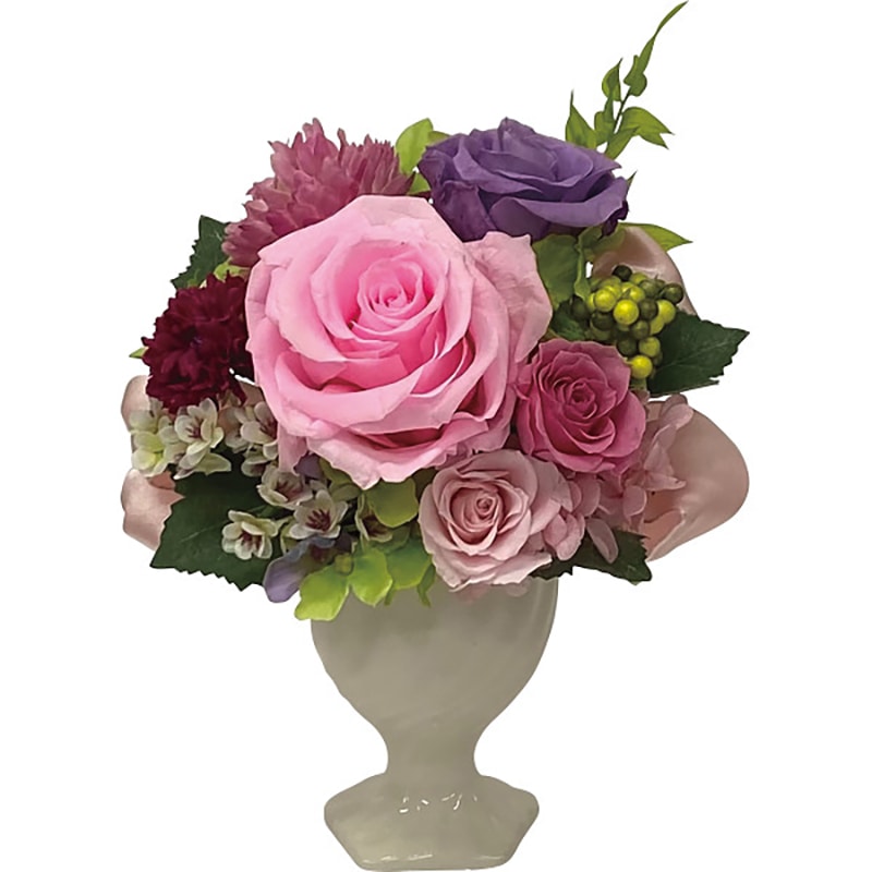 ラフィネ(プリザーブドフラワー) ピンク /プレゼント ギフト プリザーブドフラワー 花・観葉植物 ガーデニング・農業 お歳暮 お年賀 クリスマス ギフト