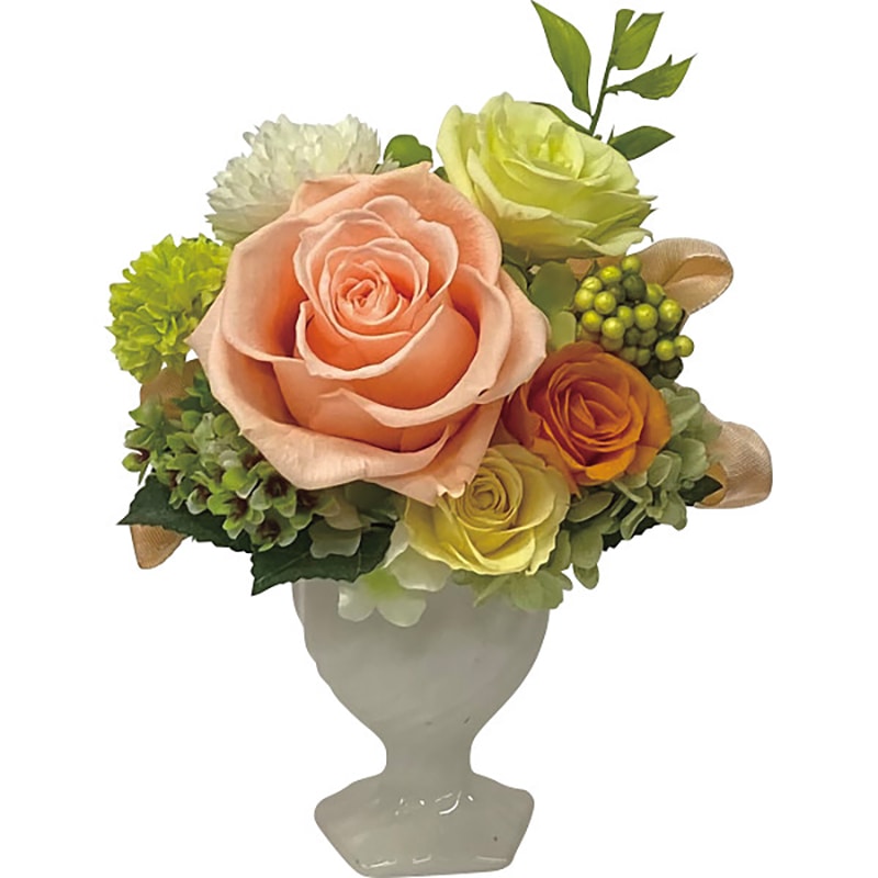 ラフィネ(プリザーブドフラワー) オレンジ /プレゼント ギフト プリザーブドフラワー 花・観葉植物 ガーデニング・農業 お歳暮 お年賀 クリスマス ギフト