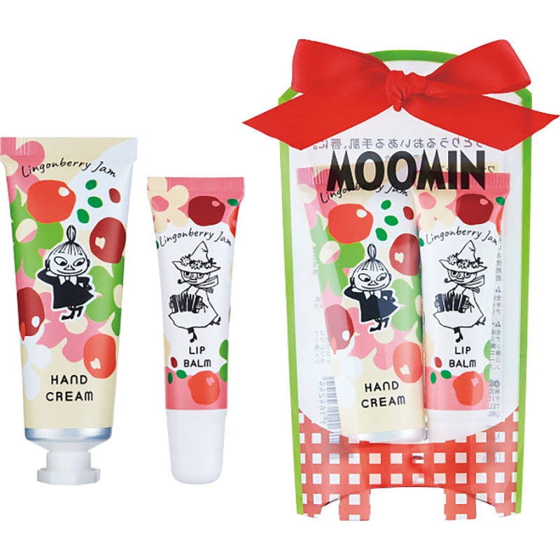 ムーミン リップ&ハンドケアセット こけもものジャム /プレゼント ギフト ハンドケア用品 メイク道具・ケアグッズ コスメ・ヘアケア お歳暮 お年賀 クリスマス ギフト