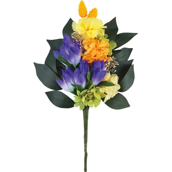 四季仏花 秋(リンドウ) ／造花 造花・人工観葉植物 花・観葉植物 ガーデニング・農業 ギフト プレゼント プチギフト 祝い お年賀 御年賀 2026 送料無料 人気 年始挨拶 バレンタイン チョコ 以外 子供 友達