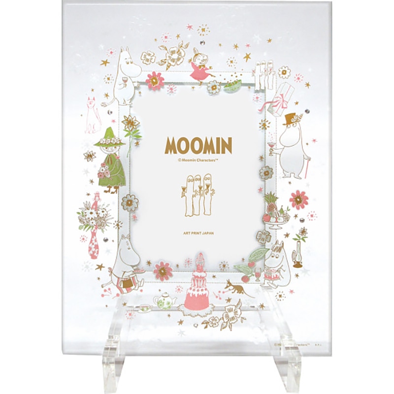 ムーミン グラスフレーム パーティー /プレゼント ギフト フォトフレーム 小物・置物 インテリア 住まい・家具 お歳暮 お年賀 クリスマス ギフト