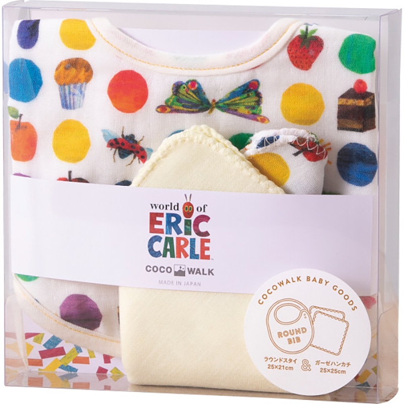 ミニギフトボックス(はらぺこあおむし) ドット /プレゼント ギフト スタイセット スタイ・お食事エプロン 授乳用品・ベビー用食事用品 キッズ・ベビー・マタニティ お歳暮 お年賀 クリスマス ギフト