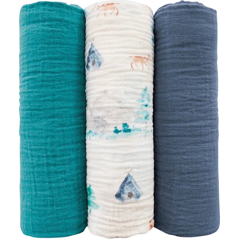 スワドルデザインズ モスリンブランケット3枚セット マウンテン&ツリー /プレゼント ギフト おくるみ ベビーファッション キッズ・ベビー・マタニティ お歳暮 お年賀 クリスマス ギフト