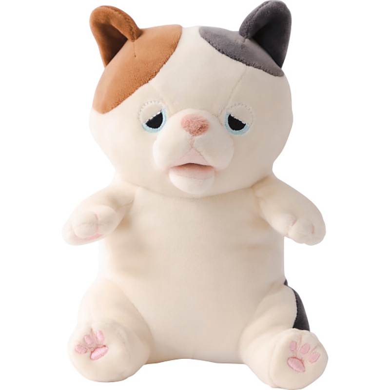 甘噛みハムハム ゆず/ミケネコ /プレゼント ギフト ぬいぐるみ ぬいぐるみ・人形 おもちゃ キッズ・ベビー・マタニティ お歳暮 お年賀 クリスマス ギフト