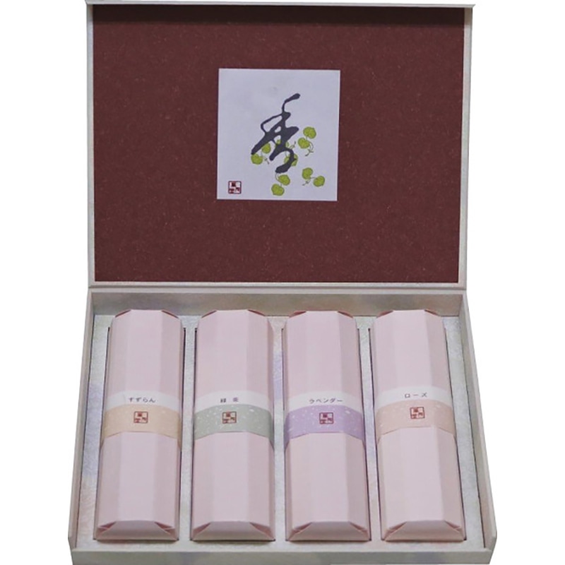 薫寿堂 花かおり香合わせ4入 ／プレゼント ギフト 線香 仏壇・仏具・神具 日用品・ヘルスケア お歳暮 お年賀 クリスマス ギフト