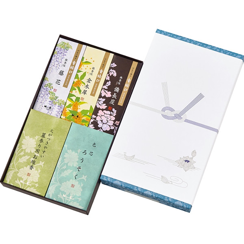 日本香堂 御香セット1500(包装済) /プレゼント ギフト 線香 仏壇・仏具・神具 日用品・ヘルスケア お歳暮 お年賀 クリスマス ギフト