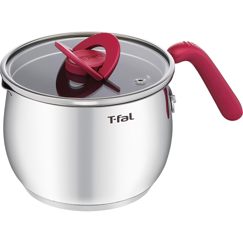 ティファール オプティスペース IHステンレスマルチポット(16cm) ルージュ ／プレゼント ギフト 鍋 調理器具 キッチン用品 お歳暮 お年賀 クリスマス ギフト