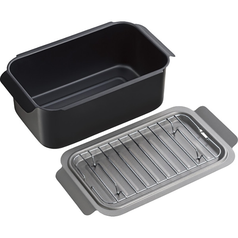 ポコフリット 角型揚げ鍋(アミ付) ／プレゼント ギフト 鍋 調理器具 キッチン用品 お歳暮 お年賀 クリスマス ギフト