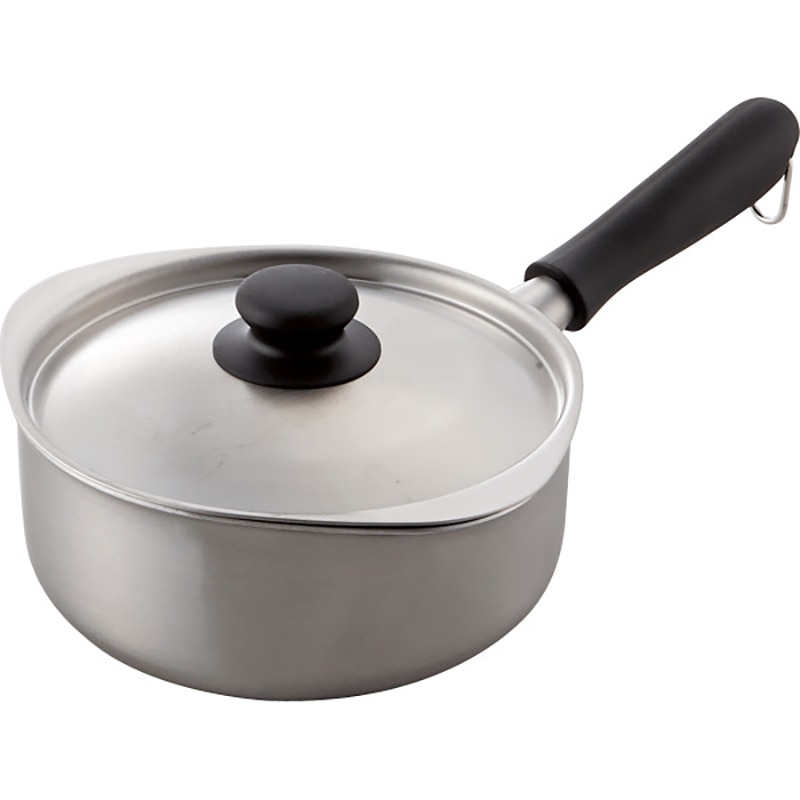 柳宗理 3層鋼片手鍋(18cm・つや消し)蓋付 ／プレゼント ギフト 片手鍋 鍋 調理器具 キッチン用品 お歳暮 お年賀 クリスマス ギフト