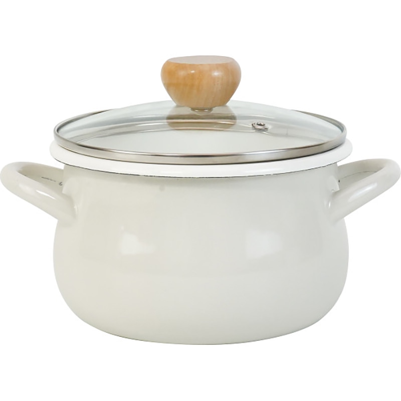 ストクック IHホーローポット(18cm) グレー ／プレゼント ギフト 鍋 調理器具 キッチン用品 お歳暮 お年賀 クリスマス ギフト