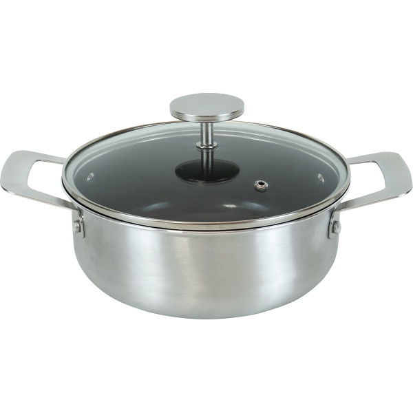 グレイス IH対応セラミック加工両手鍋(20cm) ／両手鍋 鍋 調理器具 キッチン用品 ギフト プレゼント プチギフト 祝い お年賀 御年賀 2026 送料無料 人気 年始挨拶 バレンタイン チョコ 以外 子供 友達