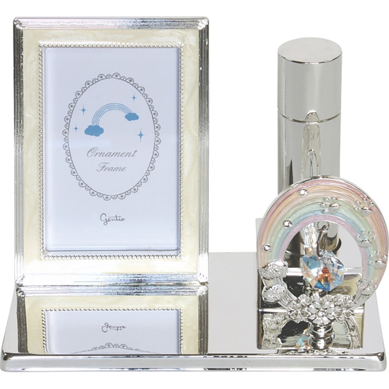 お骨入れ付オーナメントフレーム レインボー /プレゼント ギフト 仏具 仏壇・仏具・神具 日用品・ヘルスケア お歳暮 お年賀 クリスマス ギフト