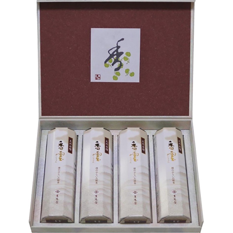 薫寿堂 香雲 香合わせギフト4入 /プレゼント ギフト 線香 仏壇・仏具・神具 日用品・ヘルスケア お歳暮 お年賀 クリスマス ギフト