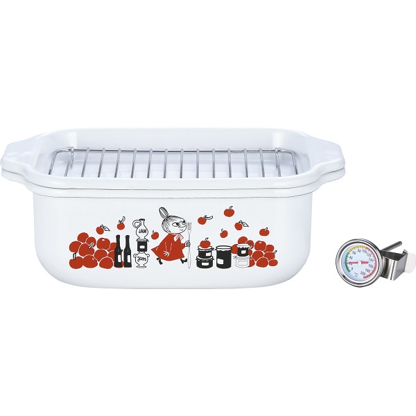 ムーミン リトルミイのちいさなごちそう 角型天ぷら鍋 ／鍋 調理器具 キッチン用品 ギフト プレゼント プチギフト 祝い お年賀 御年賀 2026 送料無料 人気 年始挨拶 バレンタイン チョコ 以外 子供 友達