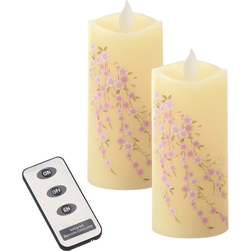 カメヤマ 進物 いろはあかり(S) しだれ桜 /プレゼント ギフト 仏前ろうそく 仏壇・仏具・神具 日用品・ヘルスケア お歳暮 お年賀 クリスマス ギフト