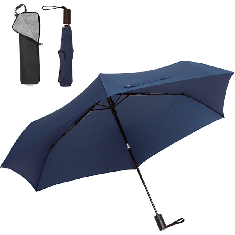 自動開閉6本骨カーボン雨傘 形状安定 ネイビー ／プレゼント ギフト 傘 バッグ・小物・雑貨 ファッション お歳暮 お年賀 クリスマス ギフト