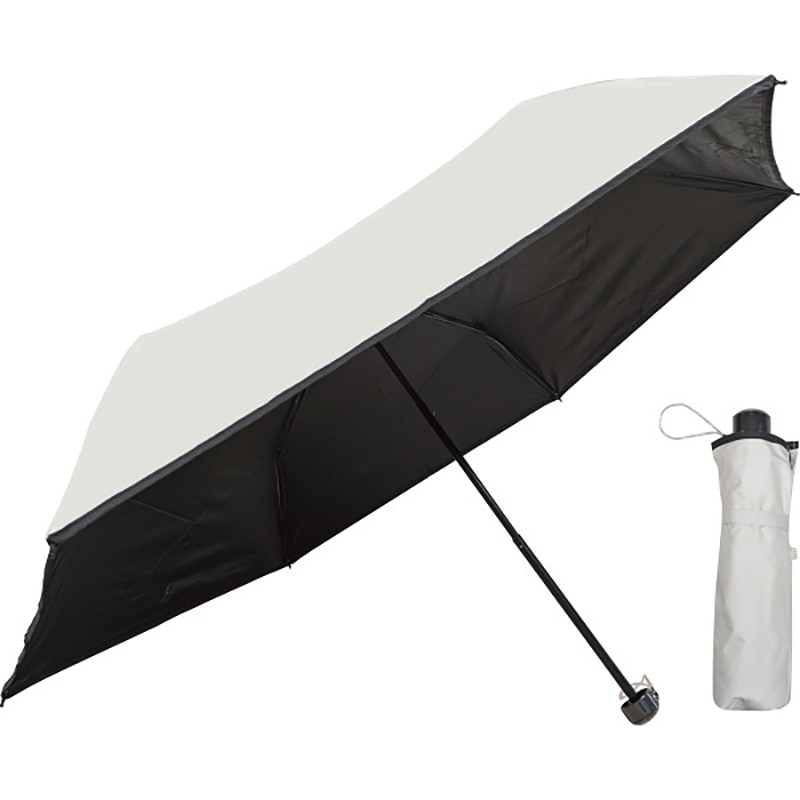 裏黒コーティング 裾パイピング55cm晴雨兼用傘 アイボリー ／プレゼント ギフト 晴雨兼用傘 傘 バッグ・小物・雑貨 ファッション お歳暮 お年賀 クリスマス ギフト