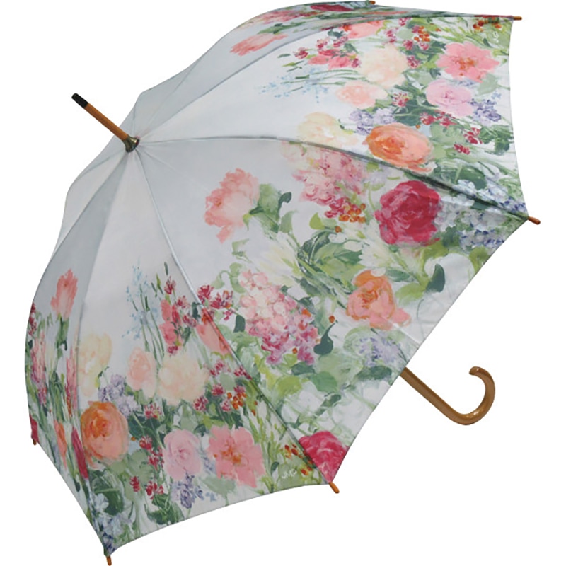 アーチストブルーム 木製ジャンプ傘 カッティングガーデン /プレゼント ギフト 傘 バッグ・小物・雑貨 ファッション お歳暮 お年賀 クリスマス ギフト
