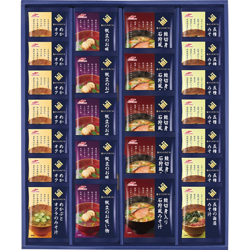 マルハニチロ 海からのめぐみ 海鮮フリーズドライ詰合せ ／プレゼント ギフト みそ汁 和風惣菜 惣菜・レトルト 食品 お歳暮 お年賀 クリスマス ギフト