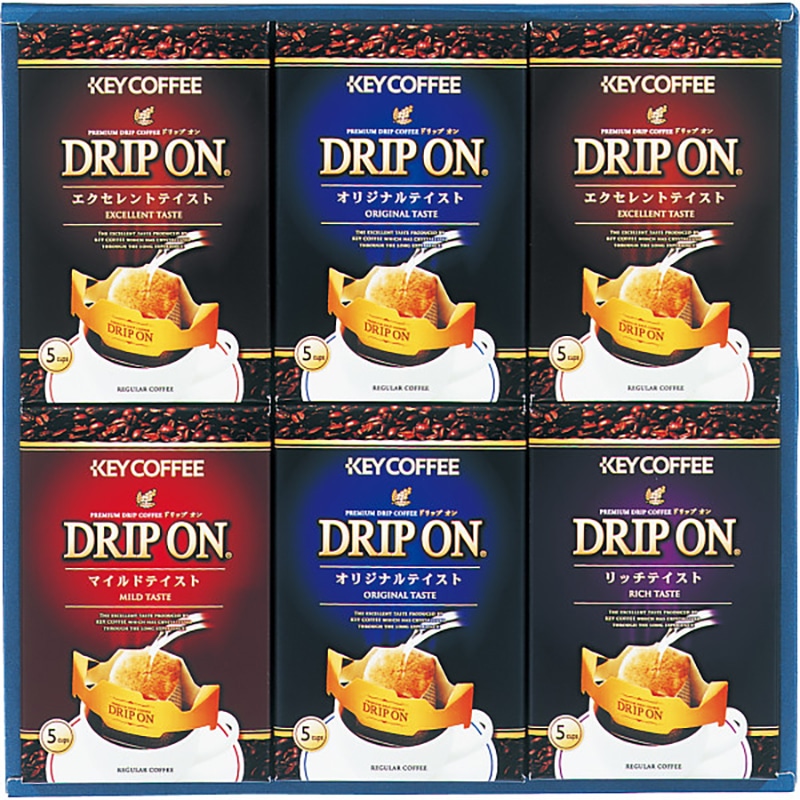 キーコーヒー ドリップオンコーヒーギフト(30袋) /プレゼント ギフト インスタントコーヒー コーヒー 水・ソフトドリンク 飲料 お歳暮 お年賀 クリスマス ギフト