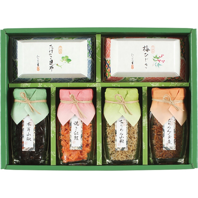 京・料亭わらびの里 京楽味 /プレゼント ギフト 佃煮 和風惣菜 惣菜・レトルト 食品 お歳暮 お年賀 クリスマス ギフト