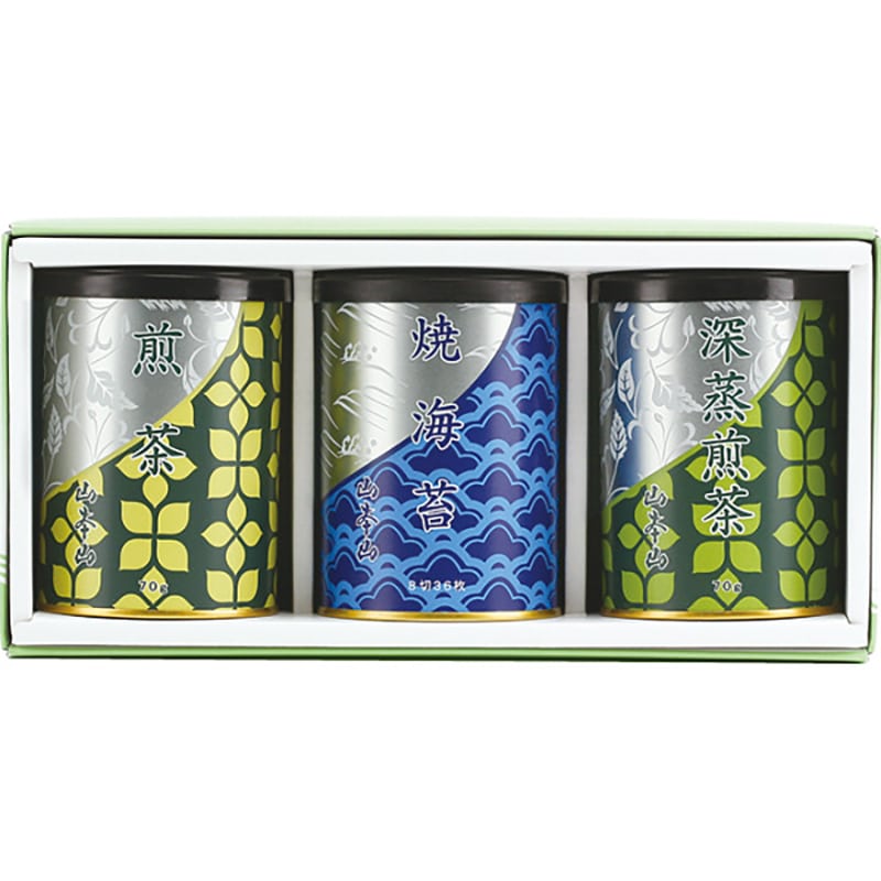 山本山 海苔・銘茶詰合せ /プレゼント ギフト セット・詰め合わせ 海苔 乾物 食品 お歳暮 お年賀 クリスマス ギフト