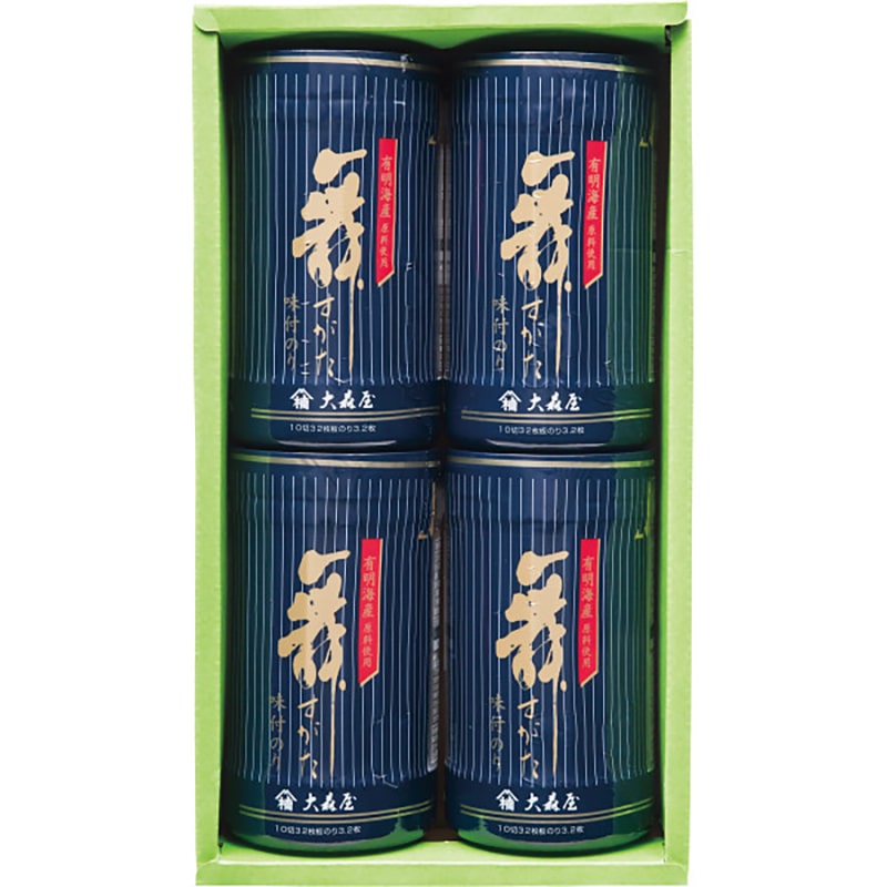 大森屋 舞すがた味付のり卓上詰合せ /プレゼント ギフト 味付け海苔 海苔 乾物 食品 お歳暮 お年賀 クリスマス ギフト