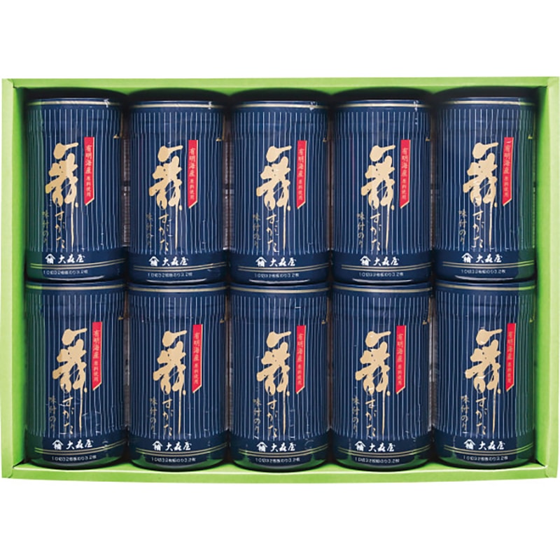 大森屋 舞すがた味付のり卓上詰合せ /プレゼント ギフト 味付け海苔 海苔 乾物 食品 お歳暮 お年賀 クリスマス ギフト