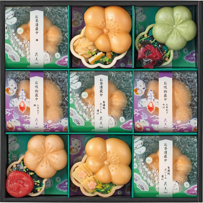 京都・辻が花 お茶漬・お吸物最中詰合せ /プレゼント ギフト お茶漬け 和風惣菜 惣菜・レトルト 食品 お歳暮 お年賀 クリスマス ギフト