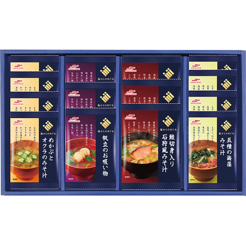 マルハニチロ 海からのめぐみ 海鮮フリーズドライ詰合せ ／プレゼント ギフト みそ汁 和風惣菜 惣菜・レトルト 食品 お歳暮 お年賀 クリスマス ギフト