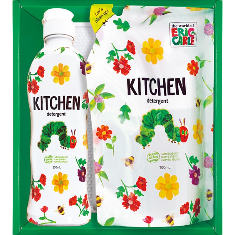 はらぺこあおむし キッチン洗剤セット ／プレゼント ギフト キッチン用洗剤 洗剤・柔軟剤・クリーナー 日用消耗品 日用品・ヘルスケア お歳暮 お年賀 クリスマス ギフト