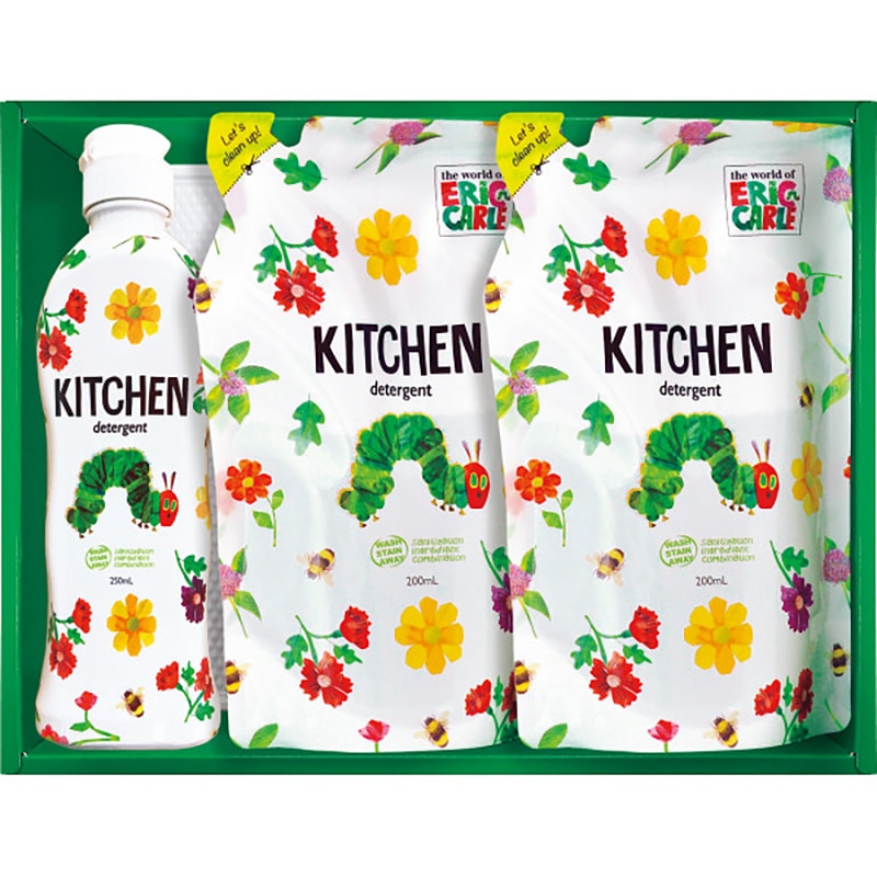 はらぺこあおむし キッチン洗剤セット ／プレゼント ギフト キッチン用洗剤 洗剤・柔軟剤・クリーナー 日用消耗品 日用品・ヘルスケア お歳暮 お年賀 クリスマス ギフト