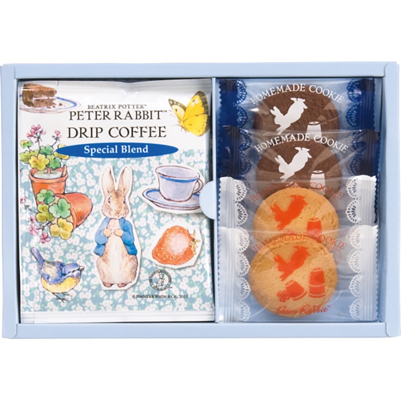 ピーターラビットTM コーヒー&スイーツギフト /プレゼント ギフト インスタントコーヒー コーヒー 水・ソフトドリンク 飲料 お歳暮 お年賀 クリスマス ギフト