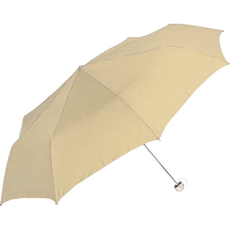 アルミ軽量 3段折り畳み傘 ベージュ ／プレゼント ギフト 傘 バッグ・小物・雑貨 ファッション お歳暮 お年賀 クリスマス ギフト