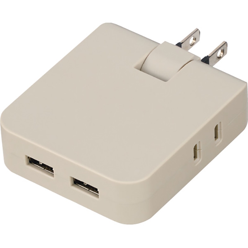 マルチアダプター グレージュ ／プレゼント ギフト 充電器 電池 家電 お歳暮 お年賀 クリスマス ギフト