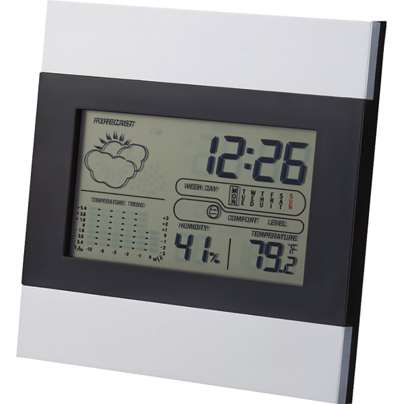 メタルウェザーステーション /プレゼント ギフト 置き時計 置き時計・掛け時計 インテリア 住まい・家具 お歳暮 お年賀 クリスマス ギフト