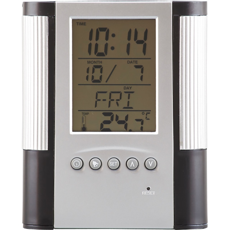 多機能クロックペン立て付き /プレゼント ギフト 置き時計 置き時計・掛け時計 インテリア 住まい・家具 お歳暮 お年賀 クリスマス ギフト