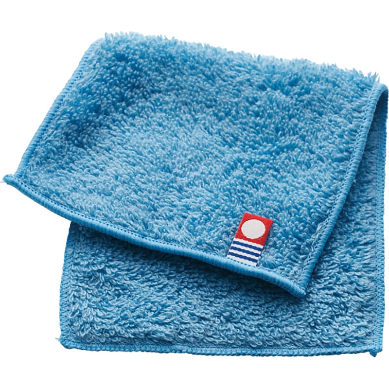 サステナブル今治ハーフハンカチ ブルー ／プレゼント ギフト ハンドタオル ハンカチ・ハンドタオル バッグ・小物・雑貨 ファッション お歳暮 お年賀 クリスマス ギフト