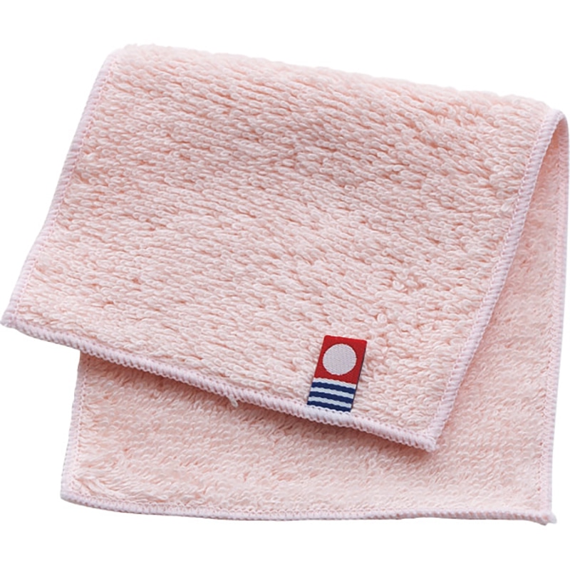 サステナブル今治ハーフハンカチ サーモンピンク ／プレゼント ギフト ハンドタオル ハンカチ・ハンドタオル バッグ・小物・雑貨 ファッション お歳暮 お年賀 クリスマス ギフト