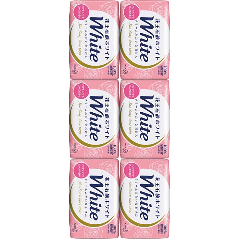 花王 石鹸ホワイト普通サイズ(6個) アロマティックローズの香り /プレゼント ギフト 石けん・ボディソープ ボディケア コスメ・ヘアケア お歳暮 お年賀 クリスマス ギフト