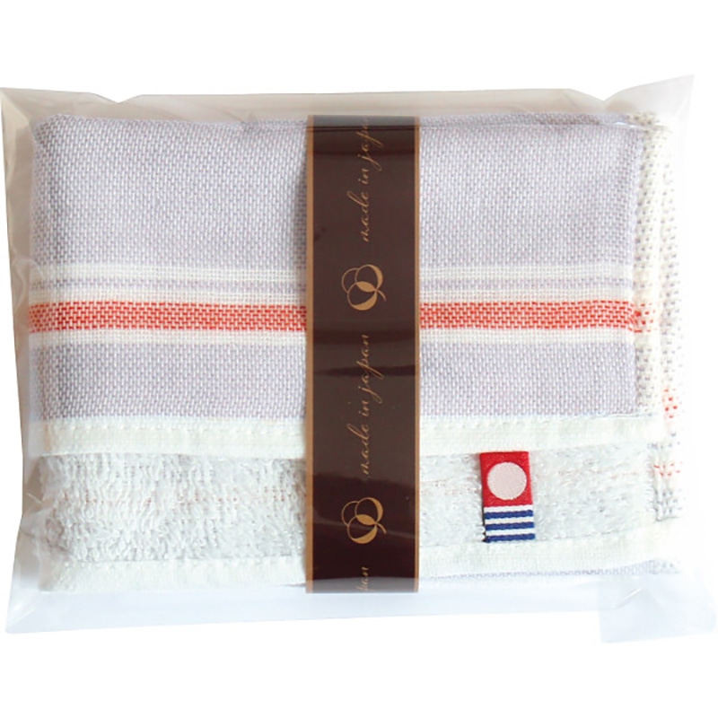 今治 パイル&ガーゼハンカチ(袋入) グレー /プレゼント ギフト ハンドタオル ハンカチ・ハンドタオル バッグ・小物・雑貨 ファッション お歳暮 お年賀 クリスマス ギフト