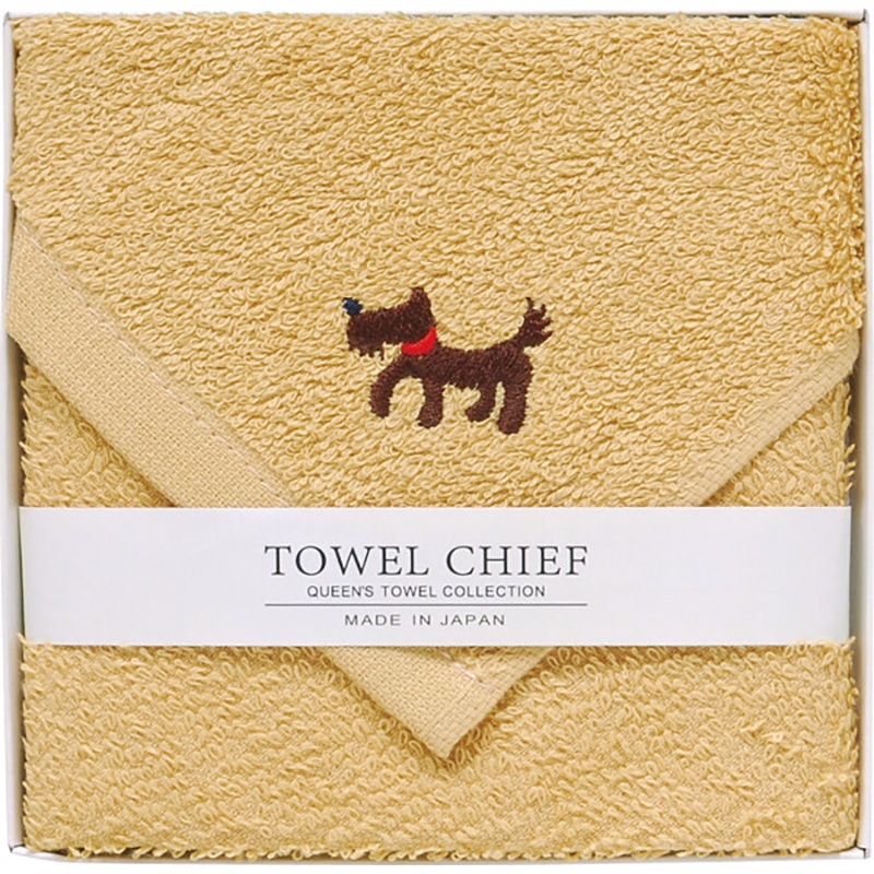 アニマルズかわいい国産大判タオルハンカチ コーヒーブラウン ／プレゼント ギフト ハンドタオル ハンカチ・ハンドタオル バッグ・小物・雑貨 ファッション お歳暮 お年賀 クリスマス ギフト