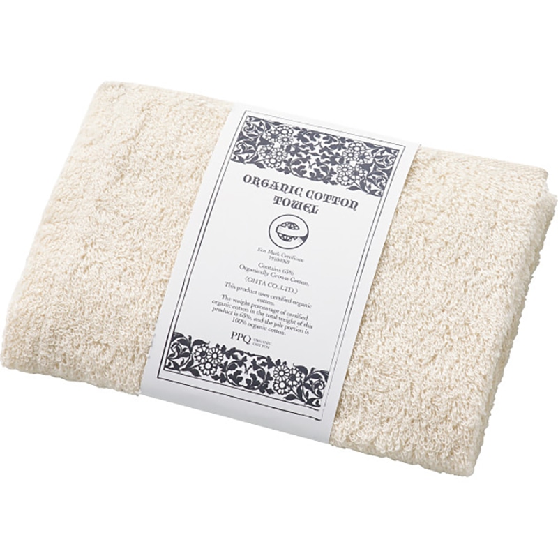 オーガニックコットン ハンドタオル ／プレゼント ギフト タオル 日用品・ヘルスケア お歳暮 お年賀 クリスマス ギフト