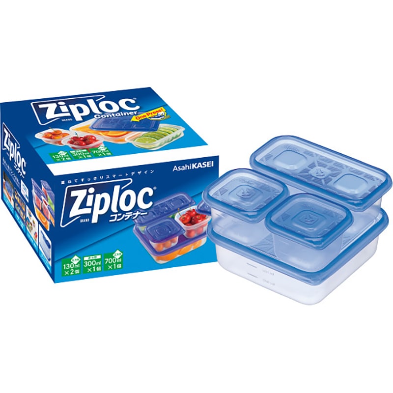 ジップロック コンテナー4個セット ／プレゼント ギフト 保存容器・キャニスター 保存容器・調味料入れ キッチン用品 お歳暮 お年賀 クリスマス ギフト