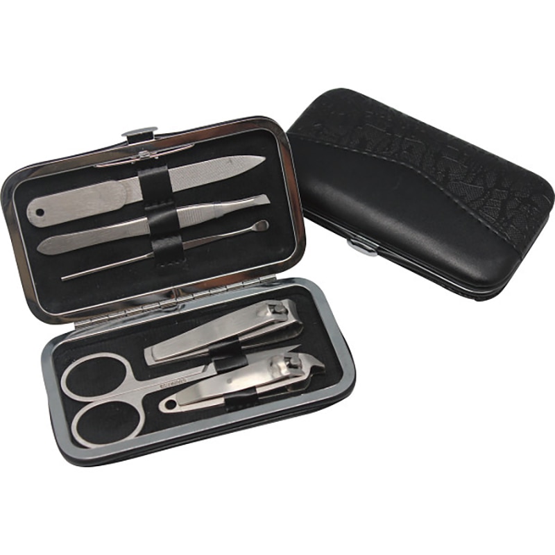 高級ステンレス製ネイルケアセット6P /プレゼント ギフト ネイルケアグッズ ネイル コスメ・ヘアケア お歳暮 お年賀 クリスマス ギフト