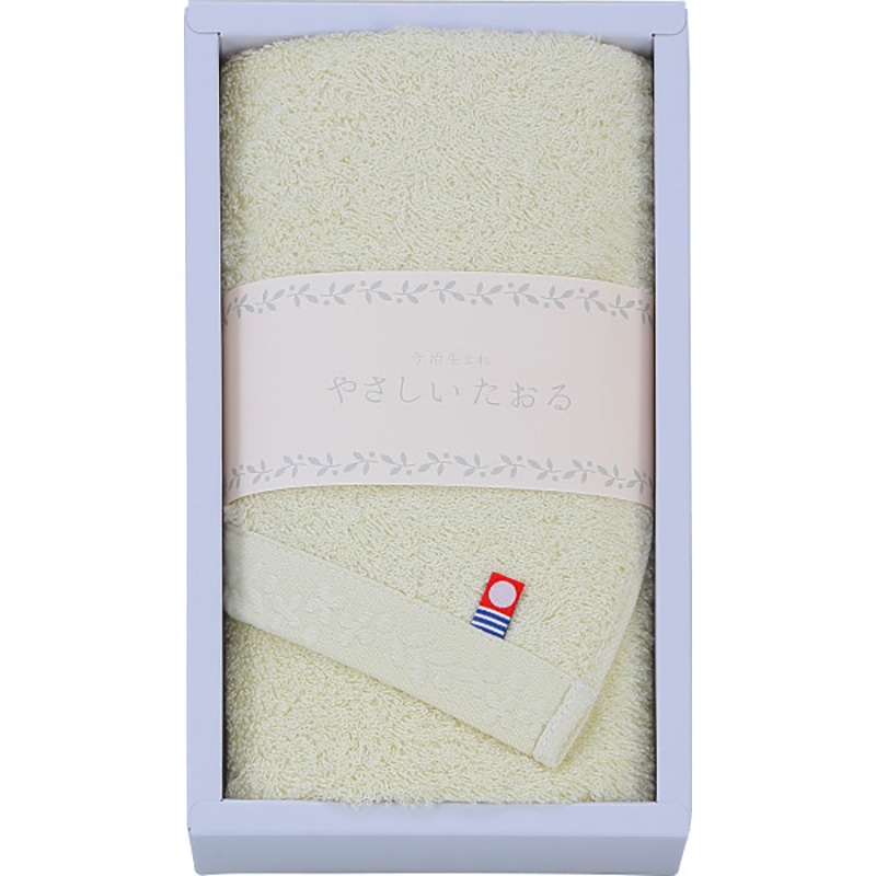 やさしいたおる フェイスタオル グリーン ／プレゼント ギフト タオル 日用品・ヘルスケア お歳暮 お年賀 クリスマス ギフト