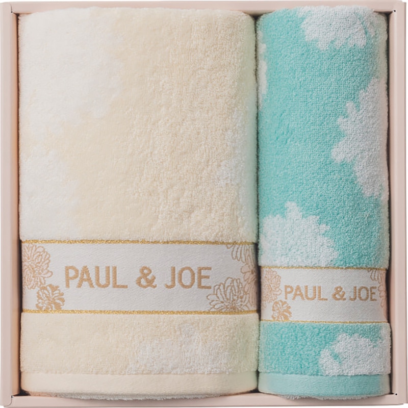 ポール&ジョー バス・フェイスタオルセット /プレゼント ギフト タオル 日用品・ヘルスケア お歳暮 お年賀 クリスマス ギフト