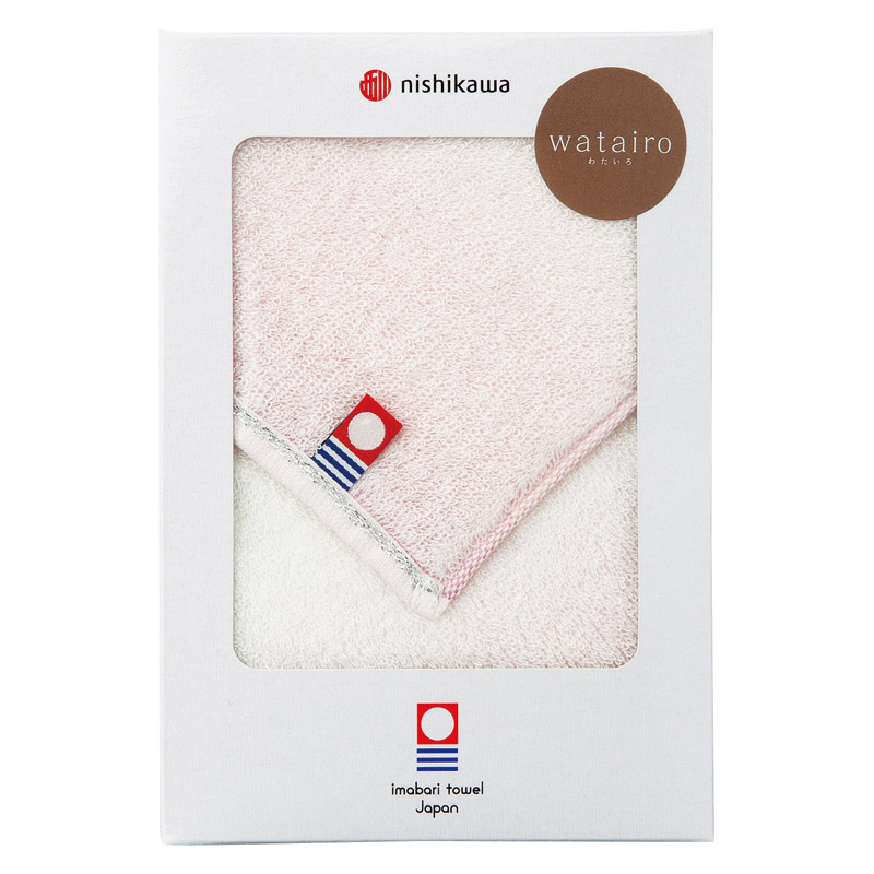 わたいろ nishikawa今治タオル ミニタオル ピンク ／タオル 日用品・ヘルスケア ギフト プレゼント プチギフト 祝い バレンタイン チョコ 以外 子供 友達 ホワイトデー お返し 人気 カード
